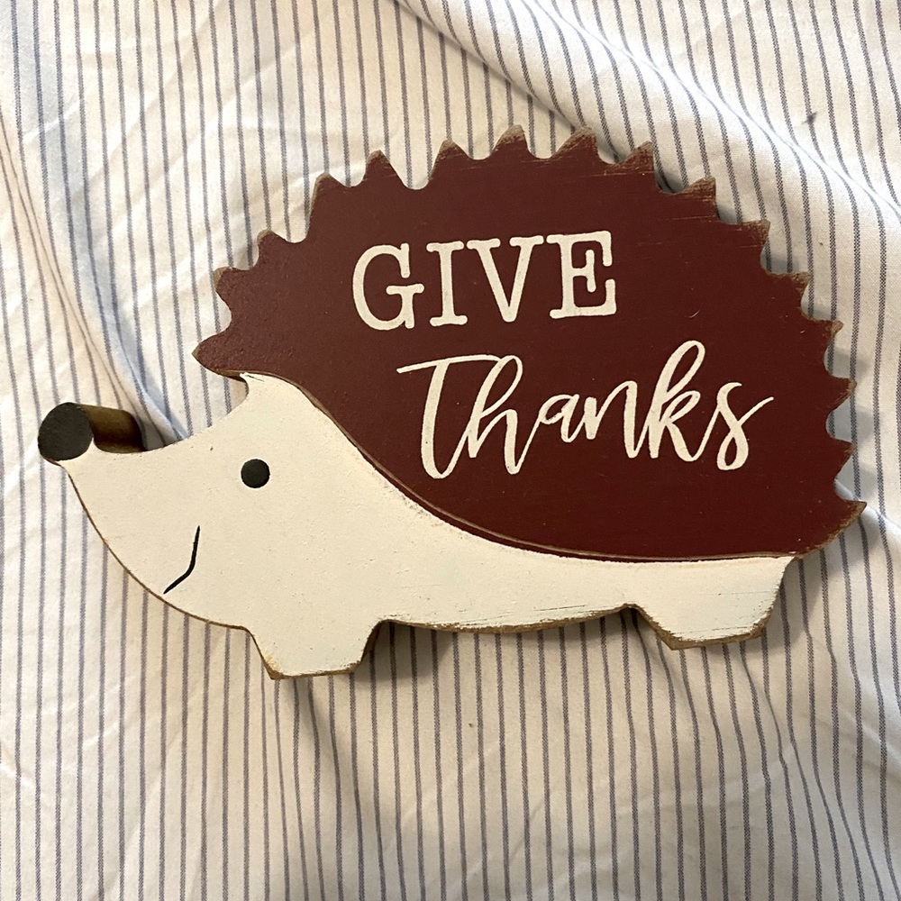 Porcupine Decor Sign